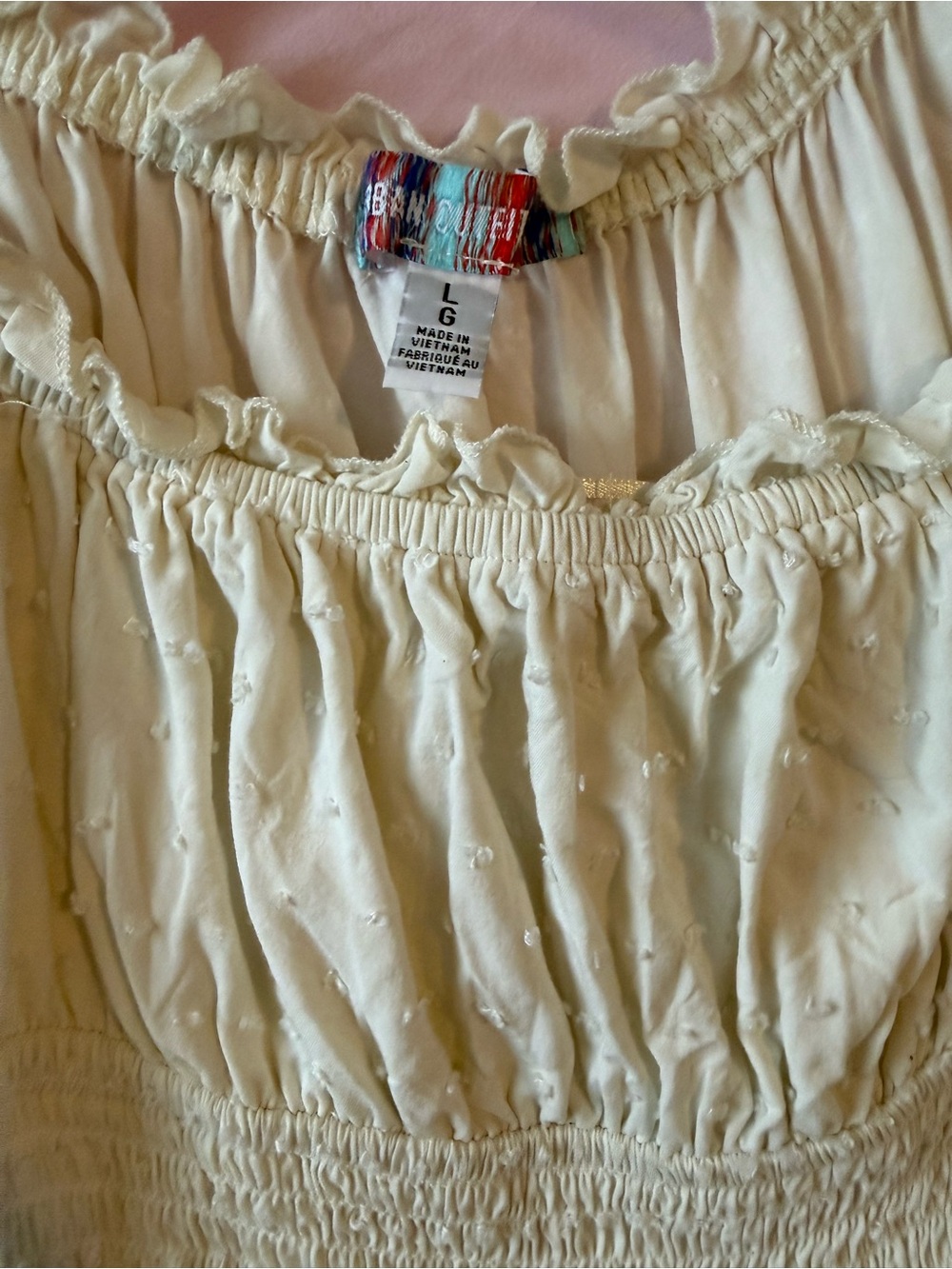 Urban Outfitters Roise Smocked Tiered Ruffle Dress - Picture 3 of 5